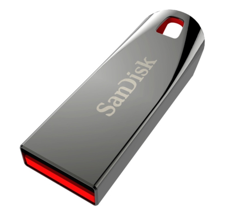 SANDISK PenDrive chiavetta USB 8 GB Sandisk Cruzer Force rosso